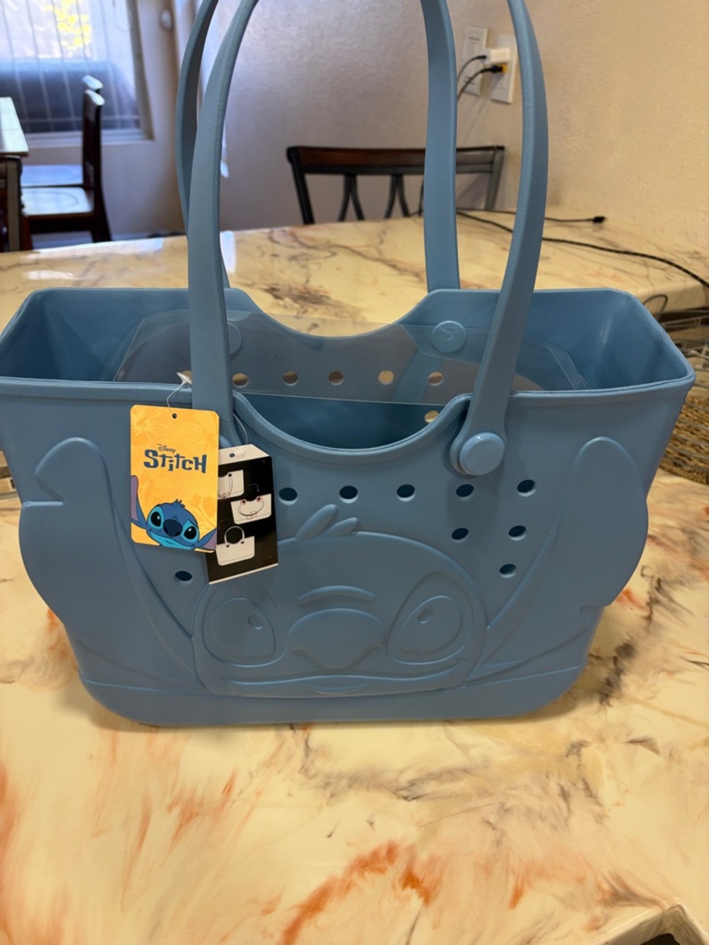 Disney Stitch Light Blue Tote Bag